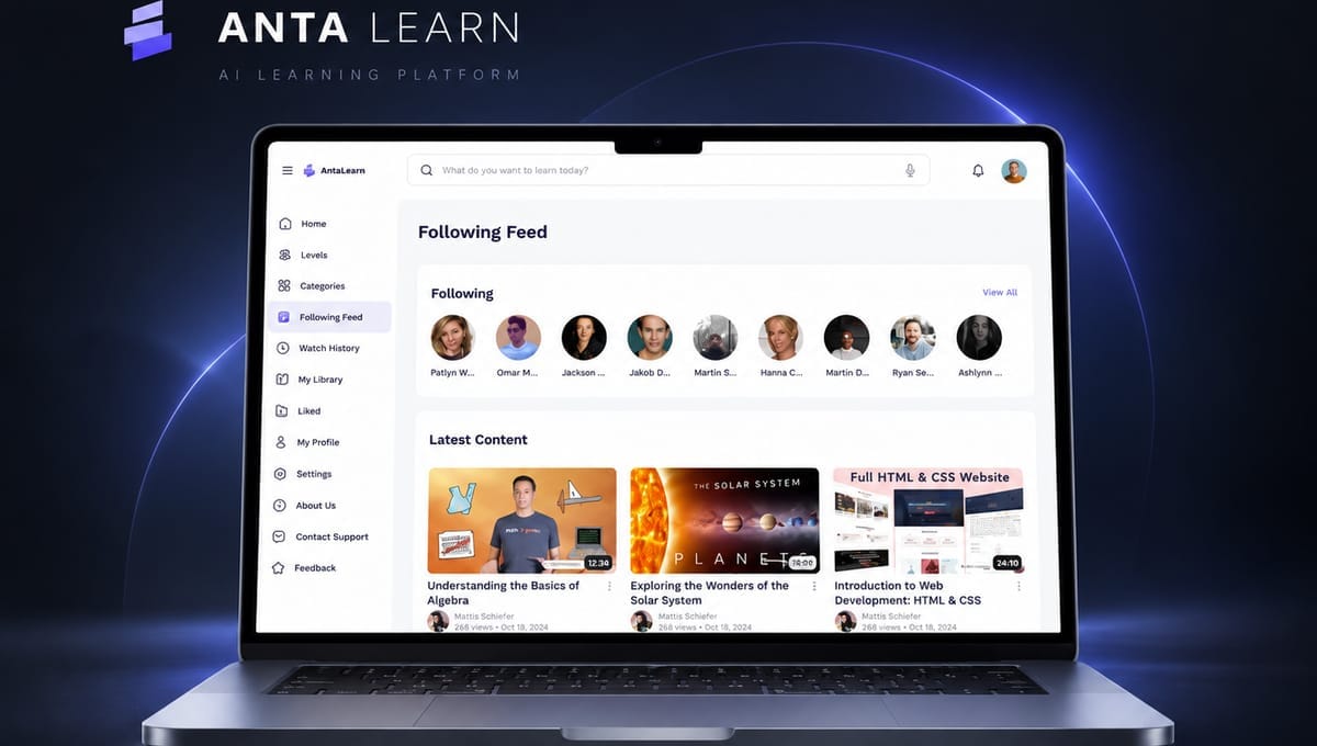 Anta Learn — Where Academics Meets Innovation.